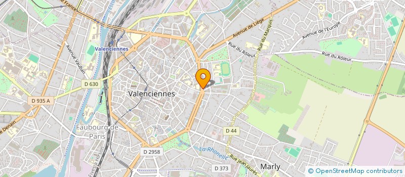 localisation de l'entreprise VALENCIENNES GESTION PATRIMOINE - V.G.P à VALENCIENNES