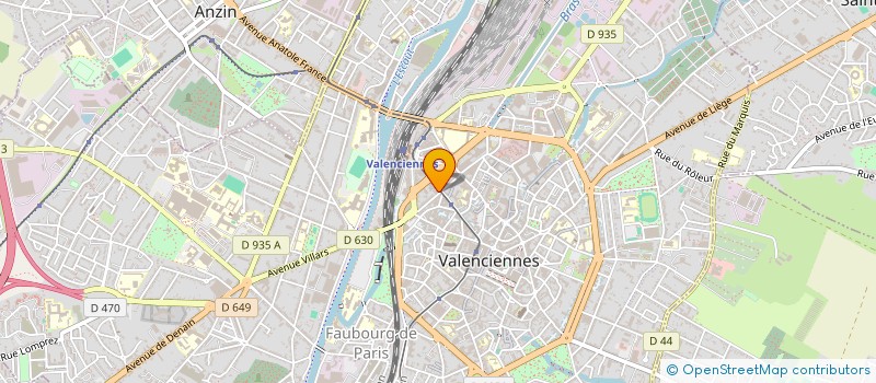 localisation de l'entreprise VALENCIENNES PARE BRISE à VALENCIENNES