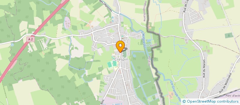 localisation de l'entreprise VALENCIENNES WALKING FOOTBALL CLUB - VWFC  CRESPIN