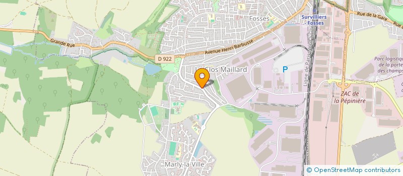 localisation de l'entreprise VALENE  MARLY-LA-VILLE