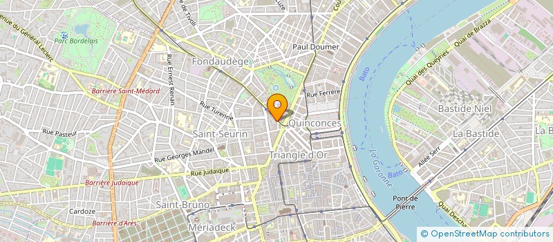 localisation de l'entreprise VALENFLOR  BORDEAUX