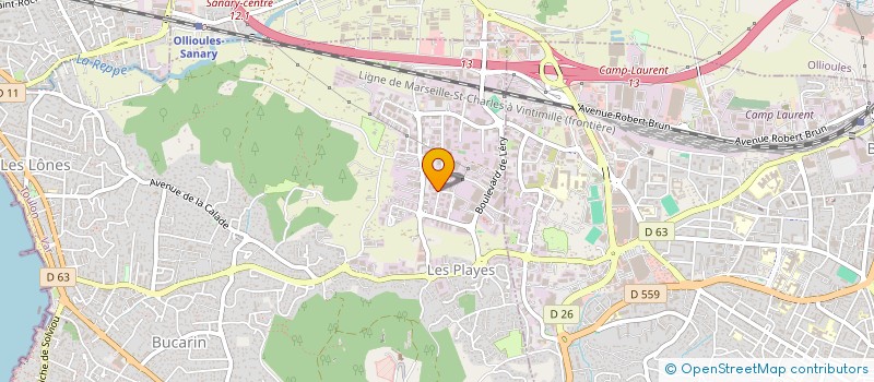 localisation de l'entreprise VALENGUY PROVENCE à SIX-FOURS-LES-PLAGES