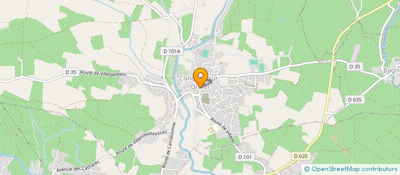 localisation de l'entreprise VALENJEP-BRANCO à CONQUES-SUR-ORBIEL