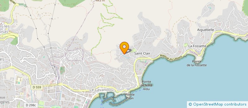 localisation de l'entreprise VALENLOC à LE LAVANDOU