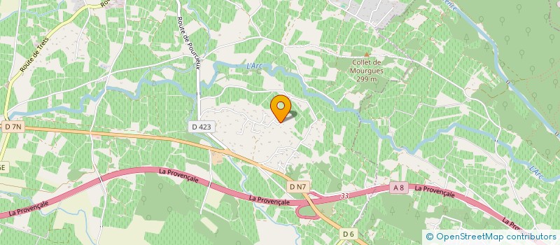 localisation de l'entreprise VALENOE  POURRIERES