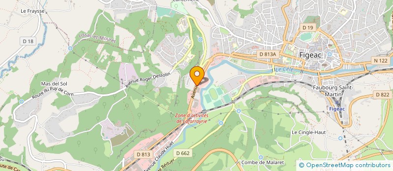 localisation de l'entreprise VALENORM à FIGEAC
