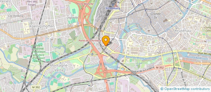 localisation de l'entreprise VALENS à STRASBOURG