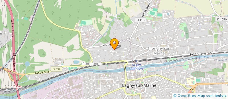 localisation de l'entreprise VALENSOLE II à POMPONNE