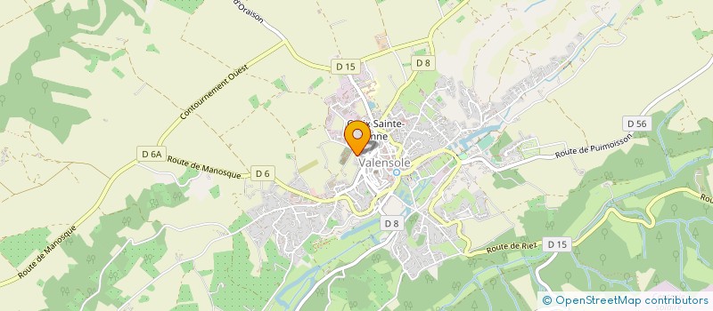localisation de l'entreprise VALENSOLIVE à VALENSOLE