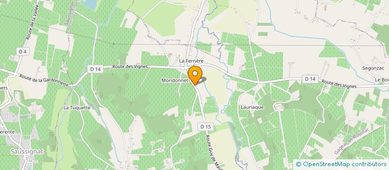 localisation de l'entreprise VALENT COUVERTURE  GAGEAC-ET-ROUILLAC