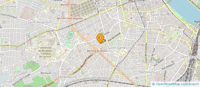 localisation de l'entreprise VALENT ELEC à BORDEAUX
