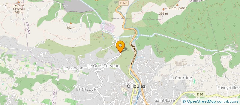 localisation de l'entreprise VALENT'IMMO  OLLIOULES