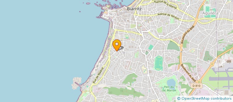 localisation de l'entreprise VALENTBIL à BIARRITZ