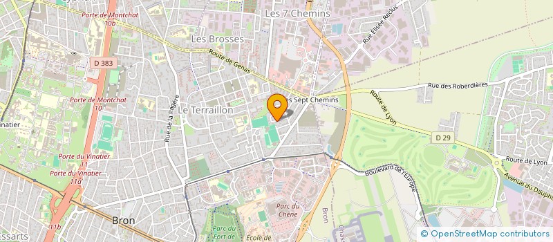 localisation de l'entreprise VALENTE & CO  BRON