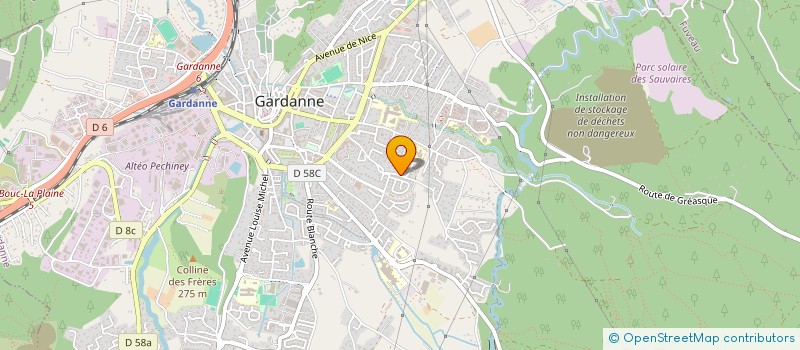 localisation de l'entreprise VALENTE ELECTRICITE GENERALE  SAINT-MARC-JAUMEGARDE