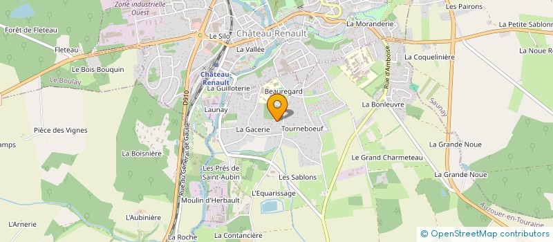 localisation de l'entreprise VALENTHONY  AUZOUER-EN-TOURAINE