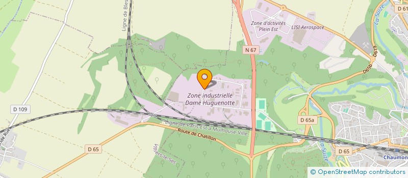 localisation de l'entreprise VALENTI ET CIE à CHAUMONT
