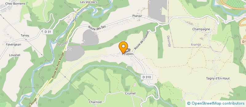 localisation de l'entreprise VALENTI FABRICE  DESINGY