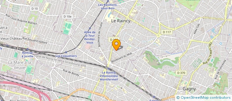 localisation de l'entreprise VALENTI-RIHAL INDIVISION à LE RAINCY