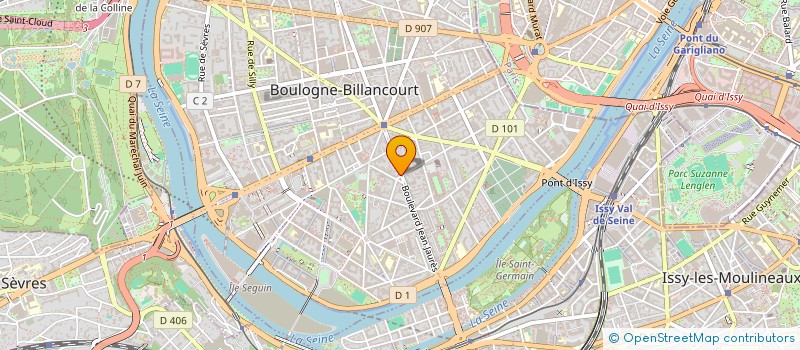 localisation de l'entreprise VALENTIC SARL à BOULOGNE-BILLANCOURT