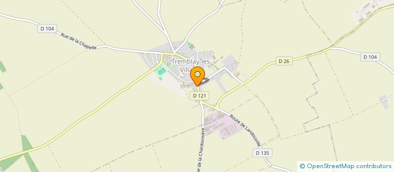 localisation de l'entreprise VALENTIM à TREMBLAY-LES-VILLAGES