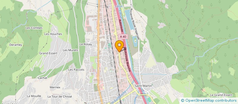 localisation de l'entreprise VALENTIMMO à SALLANCHES