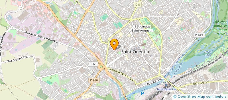 localisation de l'entreprise VALENTIMMO à SAINT-QUENTIN