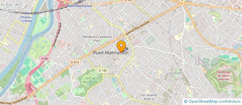 localisation de l'entreprise VALENTIN à RUEIL-MALMAISON
