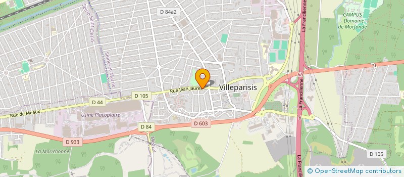 localisation de l'entreprise VALENTIN à VILLEPARISIS