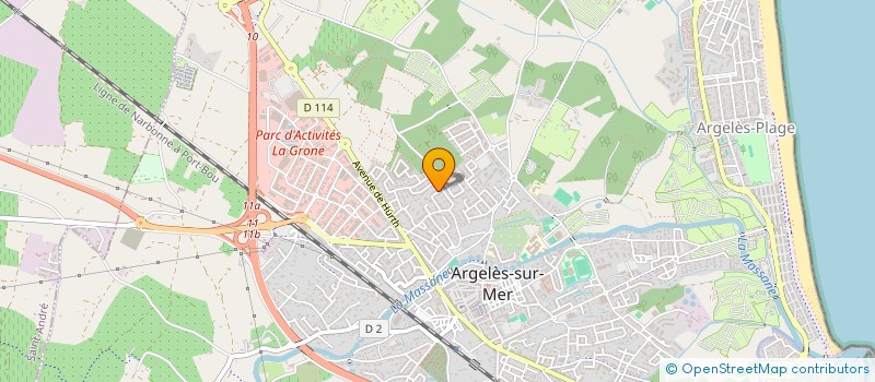 localisation de l'entreprise VALENTIN  ARGELES-SUR-MER