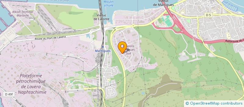 localisation de l'entreprise VALENTIN  MARTIGUES