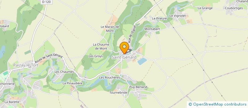 localisation de l'entreprise VALENTIN  MELLE