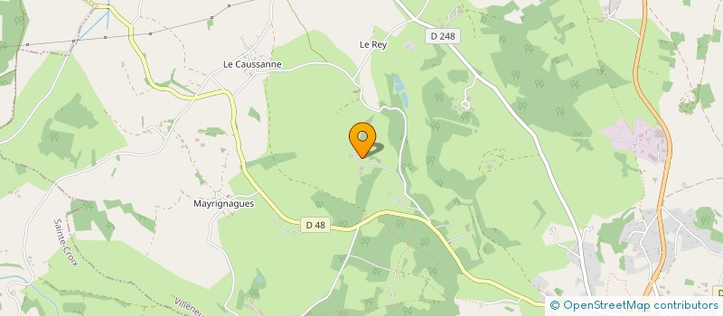 localisation de l'entreprise VALENTIN à SAINTE-CROIX