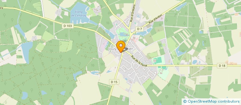 localisation de l'entreprise VALENTIN à JOUY-LE-POTIER