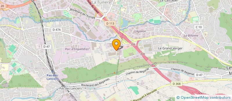 localisation de l'entreprise VALENTIN  SAINT-VICTORET