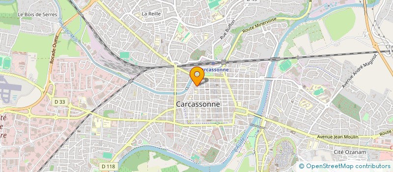 localisation de l'entreprise VALENTIN à CARCASSONNE