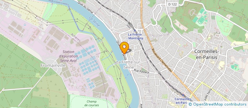 localisation de l'entreprise VALENTIN 8  LA FRETTE-SUR-SEINE