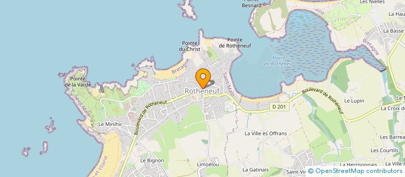 localisation de l'entreprise VALENTIN à SAINT-MALO