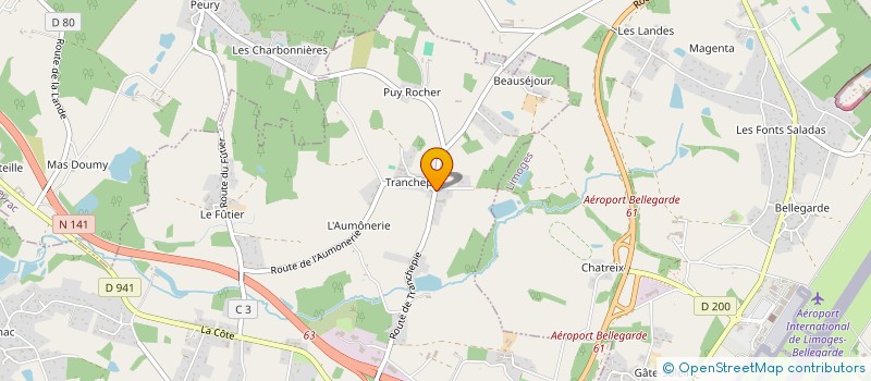 localisation de l'entreprise VALENTIN à VERNEUIL-SUR-VIENNE