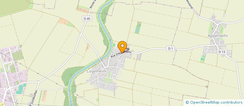 localisation de l'entreprise VALENTIN  LOGELHEIM