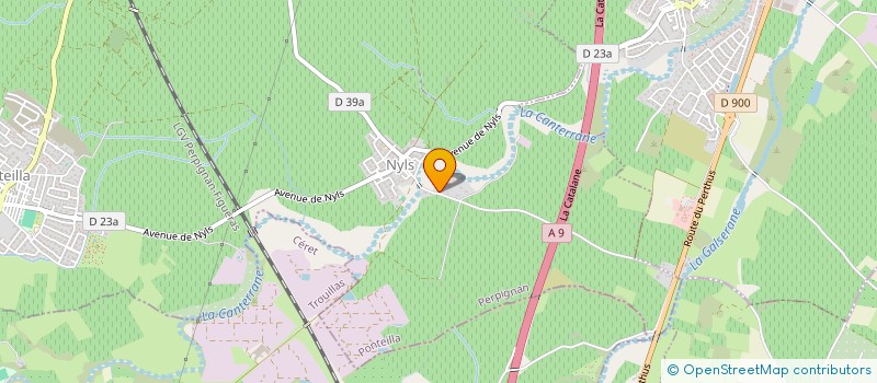 localisation de l'entreprise VALENTIN  PONTEILLA