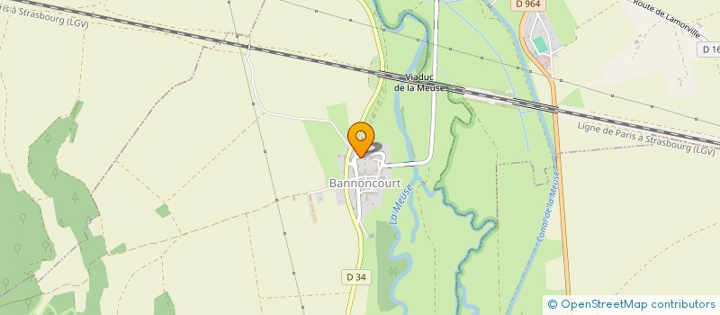 localisation de l'entreprise VALENTIN  BANNONCOURT