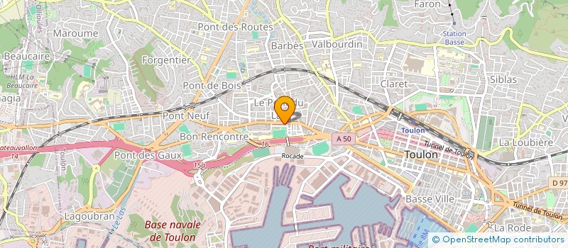 localisation de l'entreprise VALENTIN AND CO  TOULON