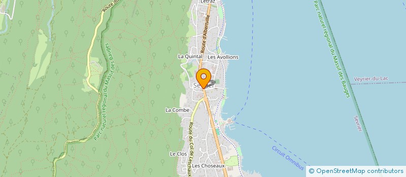 localisation de l'entreprise VALENTIN CATIER  SEVRIER