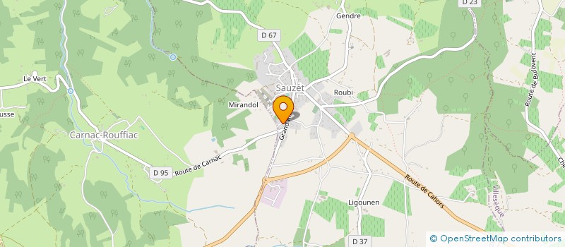 localisation de l'entreprise VALENTIN CONSTRUCTION  SAUZET