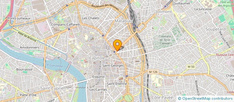 localisation de l'entreprise VALENTIN.D à TOULOUSE