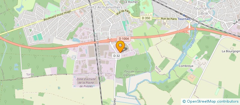 localisation de l'entreprise VALENTIN DARMIGNY LOCATION  GRETZ-ARMAINVILLIERS