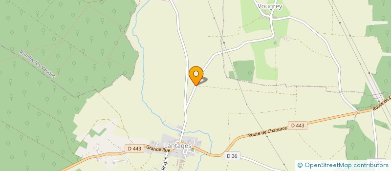 localisation de l'entreprise VALENTIN ET JULIETTE BOURGEOIS  VILLIERS-SOUS-PRASLIN