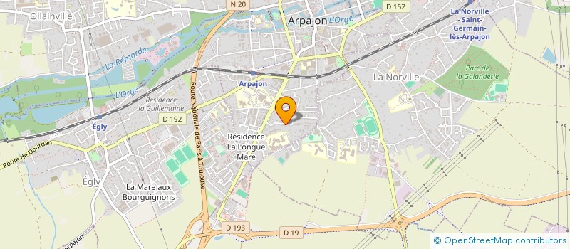 localisation de l'entreprise VALENTIN FONCIER CONSEILS à ARPAJON