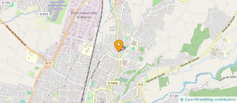 localisation de l'entreprise VALENTIN & HUGO  PONT-SAINT-ESPRIT